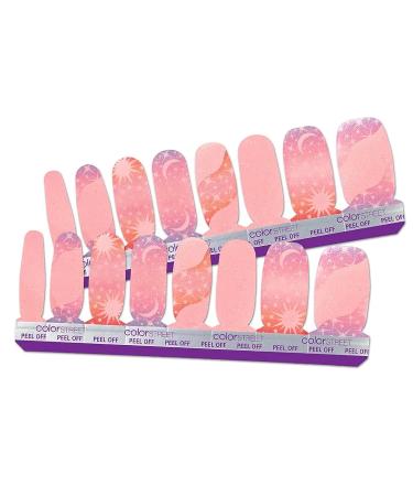 Color Street Star-Crossed Pink Nail Strips with Moon and Star Accents - Buy Online on GoSupps.com