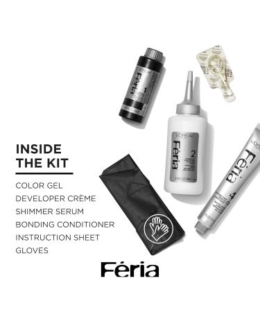 L'Oreal Paris Feria Multi-Faceted Permanent Hair Color - 52 Auburn Rose High Intensity Hair Dye for 3X Highlights - International Shipping Available - Buy Online on GoSupps.com