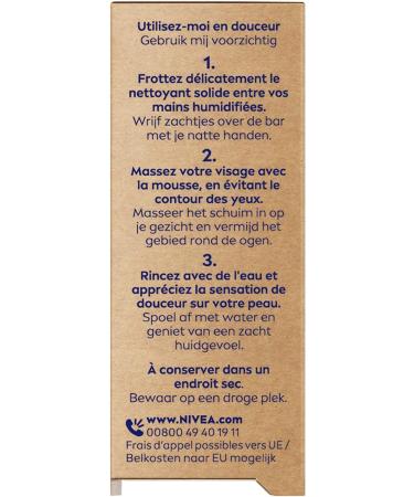 Nivea Naturally Clean Bar Softening 75g - Buy Online on GoSupps.com