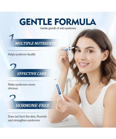 Probuk Eyebrow serum 35 ml natural growth serum for thin eyebrows serum for eyebrow growth nourishing care strengthening booster for denser eyebrows long and thick - Buy Online on GoSupps.com