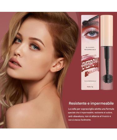 Eyebrow Gel Contains Shaping Eyebrow Gel - Long-Lasting Eyebrow Repair Liquid Waterproof Makeup No Flaking Easy to Use - Buy Online on GoSupps.com