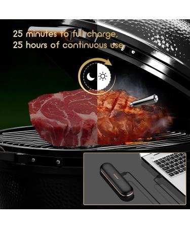 Buy Inkbird Wireless Meat Thermometer INT-11P-B | Bluetooth Grill & BBQ Thermometer | 91m App Control IP67 Waterproof Digital Cooking Thermometer for Oven & Smoker - Buy Online on GoSupps.com
