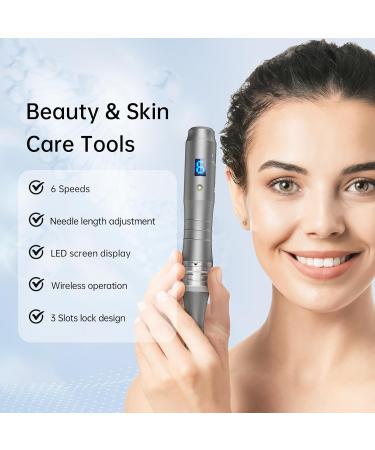 Dr.pen M8 Microneedling Pen Wireless Professional Micro Needling Pen Skin Care Tool Kit for Face and Body Auto Microneedling Device Set for Face 6 Speeds with 10 Nano Round Cartridges (UK Plug) - Buy Online on GoSupps.com