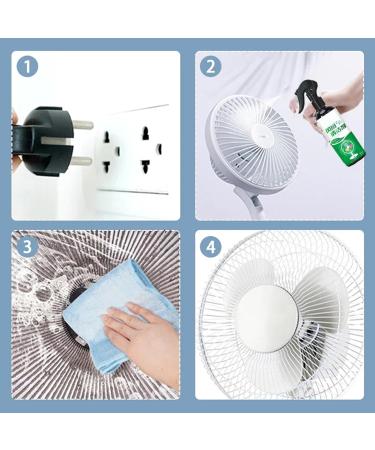 Effective & Multi-Function Fan Cleaner Spray Fan Cleaner For Standing Fan Spray Fan Cleaning Spray 300ML Fan Cleaning Spray Ceiling Fan Blade Spray Cleaner for All Types of Fans (2PCS) - Buy Online on GoSupps.com