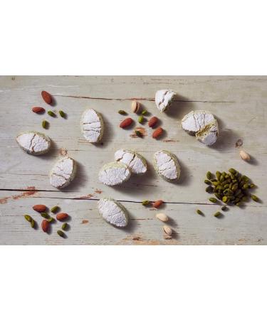  Sapori Flavors Ricciarelli al Pistacchio Almond Paste Pistachio Almond 140g Italian Christmas Specialties - Buy Online on GoSupps.com