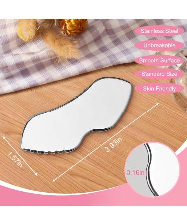 Buy Stainless Steel Gua Sha Facial Tools | Face Sculpting Skin Care & Massage Tool for Body Neck & Eyes - Buy Online on GoSupps.com