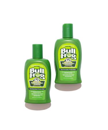 Bullfrog Sunscreen Amphibious Lotion SPF 50 | Oxybenzone & Octinoxate Free | Broad Spectrum Moisturizing UVA/UVB, 5oz, 2 pack  - Buy Online on GoSupps.com