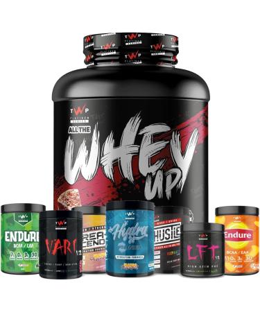 TWP Nutrition Platinum Series All The Whey Up Protein Powder Shake 23g Whey Protein Low Fat Low Carbs 2.1kg/900g & 70/30 Servings (Carrot Cake 2.1kg) Carrot Cake 2.1kg - Buy Online on GoSupps.com
