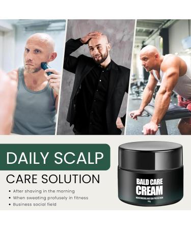  Generisch Men's shaving cream - Scalp care - Moisturizing and repairing - Nourishing baldness cream with UV protection - Protects your scalp health - Suitable for baldness - Buy Online on GoSupps.com