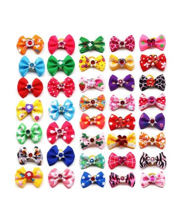 Zxupoi 20-Piece Dog Hair Accessories - Loops & Rubber Bands for Long-Haired Dogs & Cats | Random Colors - Buy Online on GoSupps.com