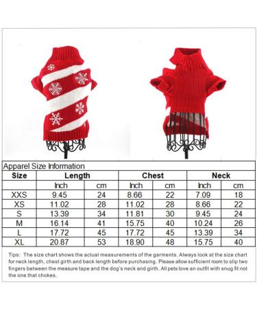 Christmas Dog Sweater - Warm Turtleneck Knitwear for Puppies | Snowflake Pattern | Perfect Holiday Gift - Buy Online on GoSupps.com