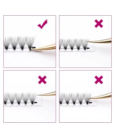 Premium 16D 0.07mm D Curl 13mm Premade Russian Fan Eyelashes | High-Quality Easy Application - Buy Online on GoSupps.com