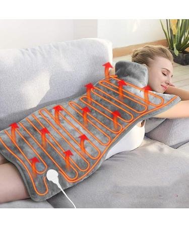 Heating Pillows for Back & Shoulders | 6 Temperature Levels & Fast Heating | 37x22 Inch Heat Relief - Buy Online on GoSupps.com