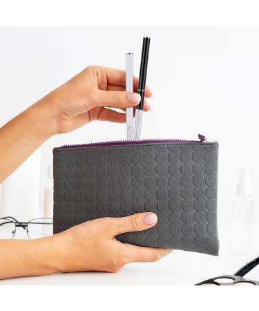 2 PCS Reusable Eyebrow & Eyelash Brushes - Crystal Handle Spoolies for Makeup Application - Portable Brow Tools for Perfect Mascara & Eyebrow Grooming - Buy Online on GoSupps.com