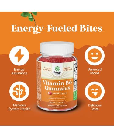 Bundle of Potent Vitamin B6 Gummies for Adults - Vitamin B Complex Supplements for Nervous System and Extra Strength Calm Magnesium Gummies for Adults - Relaxing Magnesium Citrate with Elemental Mag - Buy Online on GoSupps.com
