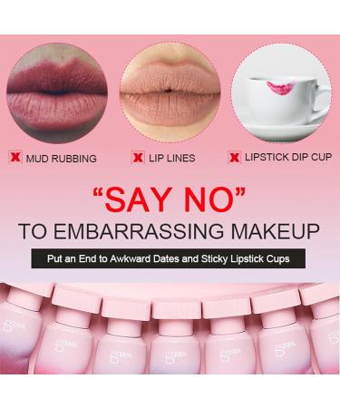 MIESCHER Colored Liquid Lipstick - High Pigmented, Long Lasting, Waterproof Lip Gloss for Women - Buy Online on GoSupps.com