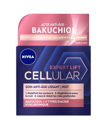 Nivea Hyaluron Cellular Filler Night Cream 50ml - Elasticity & Re-Densifying Formula - Buy Online on GoSupps.com