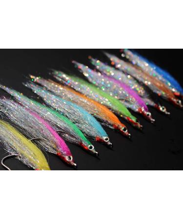 Tigofly Fishing Bait Set - 10 Colors 4 cm Carbon-Rich Holo Silver for Salmon Trout Perch & More - 10 Pieces - Buy Online on GoSupps.com