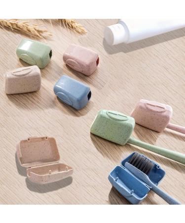 Portable Toothbrush Head Protective Caps - 20 Pack Travel Cover for Dust Protection & Hygiene | Ideal for Home & Outdoor Trips - Buy Online on GoSupps.com