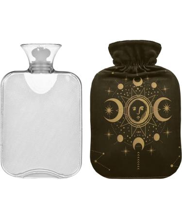 Sun Magical Alchemy Hot Water Bottle with Cover | Soft & Warm for Winter | 1L - Ideal for Bed Hand Neck & Shoulders - Buy Online on GoSupps.com