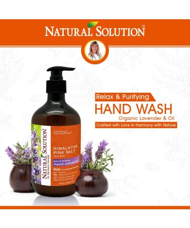 Natural Solution Bath & Body Gift Set - Relaxing Lavender Oil Body Wash Hand Soap Charcoal Soap & Bath Salt - Ideal Birthday & Christmas Personal Care Gifts (4 in 1 - Buy Online on GoSupps.com