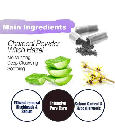 Blackness Nose Strips - 50PC Activated Carbon Pore Strips for Blackhead Removal & Deep Cleansing | Anti-Blackhead Solution - Buy Online on GoSupps.com