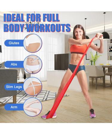 3 Set Resistance Bands for Fitness - 3 Resistance Levels Gymnastics Tapes with Carrying Bag - Ideal for Yoga & Pilates - 120cm - Buy Online on GoSupps.com
