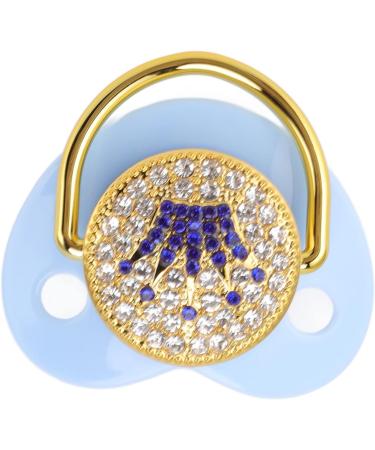 Ultra-Light Blue Baby Nipple for Newborns (6-18 Months) - Soft PP Silicone Round Edge Design - Buy Online on GoSupps.com