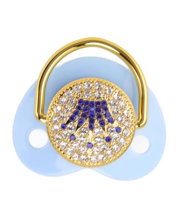 Buy Baby Schnuller - Symmetrical Design Silicone Pacifiers for Newborns | Ultra-Light & Soft | Supports Healthy Oral Development (Blue) - Buy Online on GoSupps.com