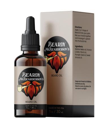 Beardy Oil - Kalahari Melon Oil Biotin Vitamin E Plum Oil | Vanilla and Sandalwood