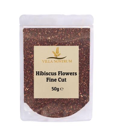 Hibiscus Flowers Fine Cut Loose Tea 50g by Villa Nostrum