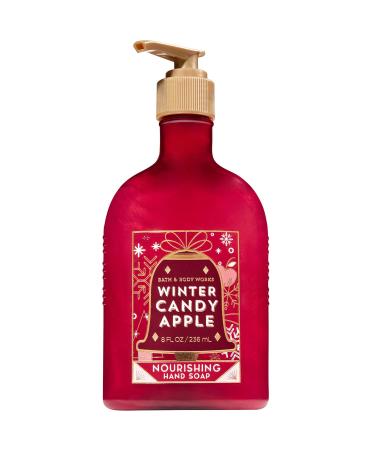 Bath and Body Works WINTER CANDY APPLE Nourishing Hand Soap 8 Fluid Ounce (2018 Edition)