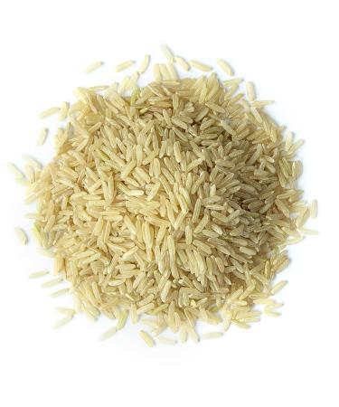 Organic Long Grain Brown Rice - 8 lbs | Whole Grain Raw Unpolished Kosher Vegan | Nutty Flavor & Chewy Texture | High Dietary Fiber | Ideal for Salads & Pilafs - Buy Online on GoSupps.com