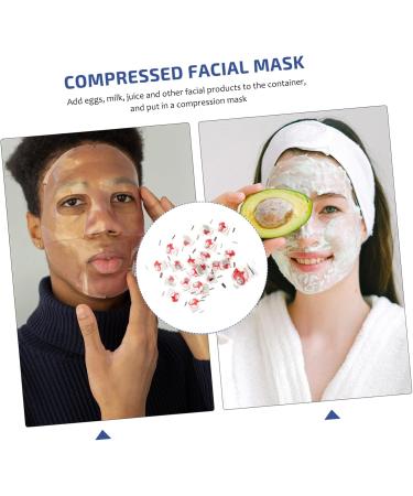 Angoily 100pi ces Masque Compress pour Visage Papier Masque Facial Compress Lot - Buy Online on GoSupps.com