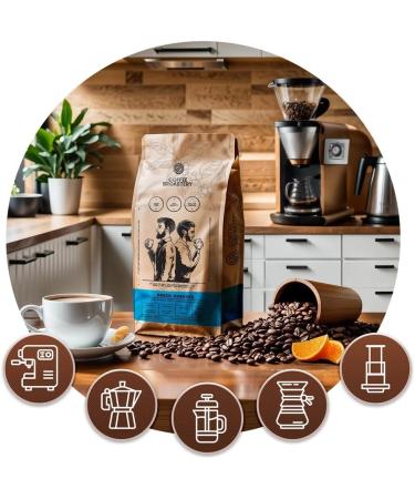 Coffee Broastery Coffee Beans Set 2x1kg 2000g | Brazil Guaxupe | Brazil Mogiana | Brazilian | Specialty Coffee | Freshly Roasted - Buy Online on GoSupps.com