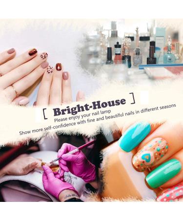 220W UV LED Nail Lamp for Gel Polish - Professional Fast Dryer for Fingernail & Toenail - 57 Lamp Beads - Auto Sensor - Buy Online on GoSupps.com
