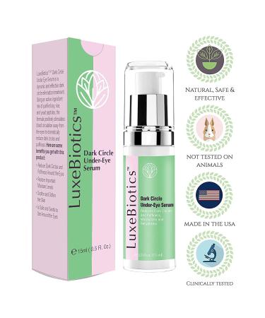 LuxeBiotics Natural Under Eye Treatment - Dark Circle & Puffiness Remover - Buy Online on GoSupps.com