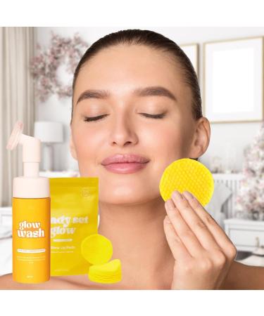 Turmeric facial cleanser 150ml turmeric foaming facial cleanser deep cleansing with brushes natural turmeric foaming cleanser for all skin types - Buy Online on GoSupps.com