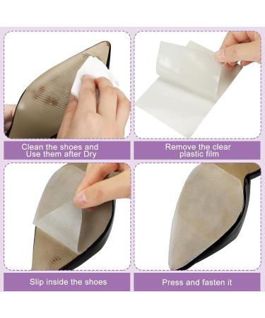 10 Pcs Clear Wave Shoe Sole Protector Non Slip Pads - 3.1 x 5.1 Inches - Buy Online on GoSupps.com