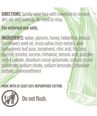 Burt's Bees Facial Cleansing Towelette Wipes - Sensitive Skin with Cotton Extract 30 Count - Buy Online on GoSupps.com