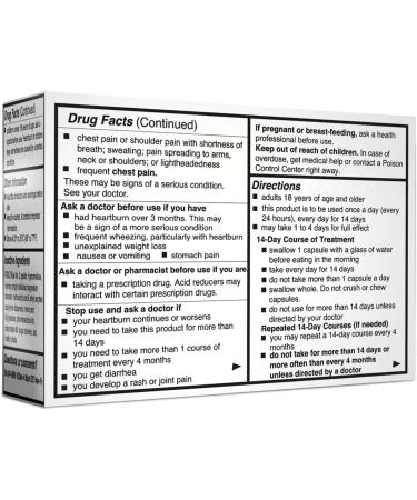 1 LABORATORIES Esomeprazole Magnesium 20mg Delayed-Release Capsules - 42ct for Acid Reduction (Pack of 3) - Buy Online on GoSupps.com
