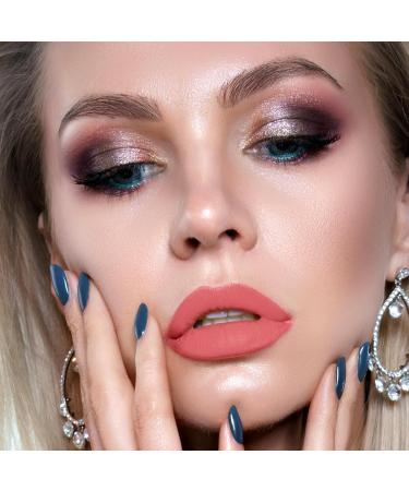 LANGMANNI 6 Matte Lipstick with 6 Lipliners Durable Makeup Set Long-Lasting Non-Stick Cup Not Fade Waterproof Pigmented Velvet Lipgloss Kit Beauty Cosmetics Makeup Gift for Girls (#B) - Buy Online on GoSupps.com