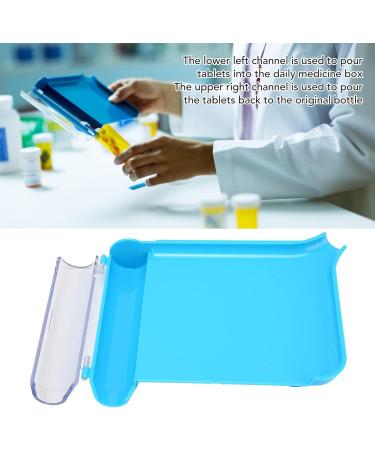 Hand Pill Counting Tray with Spatula - Essential Plastic Tablet Dispensing Tray for Household & Hospital Use | Perfect for Elderly & Patients - Buy Online on GoSupps.com