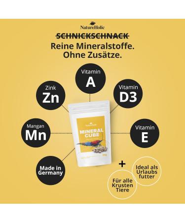 NatureHolic - MineralCube Vitamin Power I for mineral intake I with valuable vegetables I also ideal as holiday food I does not pollute the water I 47ml - Buy Online on GoSupps.com
