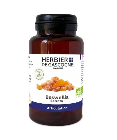 Boswellia serrata ORGANIC | 200 capsules | Gasket | 200 mg dosage 100% natural without additives and not compressed | THE GASCOGNE HERBAR | Herbalist since 1985
