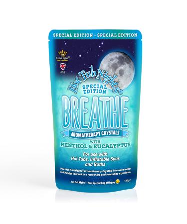 Hot Tub Nights Special Edition (Breathe) with Menthol & Eucalyptus Aromatherapy Crystals Vegan 1x (500g)