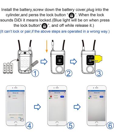 Nulock Smart Bike Lock Bluetooth APP Controlled 110db Alarm 47 Braided Steel Anti-Theft Motorcycle Lock IP44 Splash-Proof for Scooter/Stroller/Gate - Buy Online on GoSupps.com