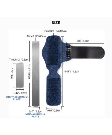2 Pack Toe Straightener and Toe Brace for Hammer Toe - Blue - Buy Online on GoSupps.com