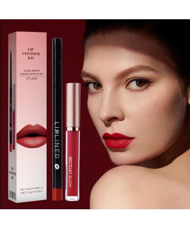 Lip liner for long lasting lip contour lip contour line set long lasting contour set for women and girls beauty summer winter outdoor dates and travel - Buy Online on GoSupps.com