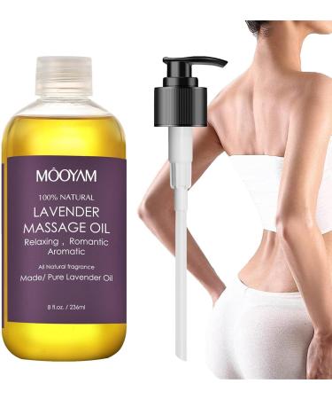 Cellulite Massage Oil | Relaxing Lavender Spa Essential Oils for Body & Muscle Care | Povanjer Gua Sha Massage - Buy Online on GoSupps.com